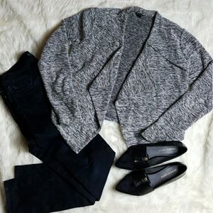 EUC Ann Taylor Waterfall Open Front Jacket